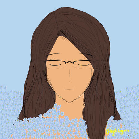 Normal hairstyle (I really need to make a proper reference of myself 😭😭😭)